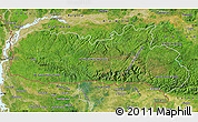 Satellite Map of Meghalaya