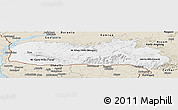 Classic Style Panoramic Map of Meghalaya