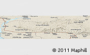 Shaded Relief Panoramic Map of Meghalaya