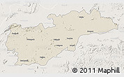Shaded Relief 3D Map of Balangir, lighten