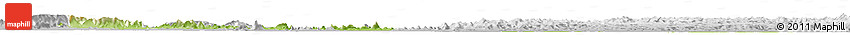 Physical Horizon Map of Balangir, lighten, desaturated