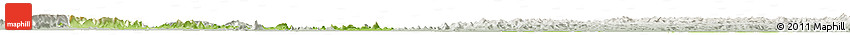 Physical Horizon Map of Balangir, lighten, semi-desaturated