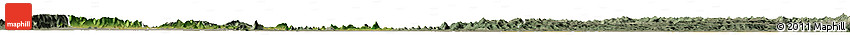 Satellite Horizon Map of Balangir, semi-desaturated