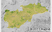 Satellite Map of Balangir, lighten, desaturated
