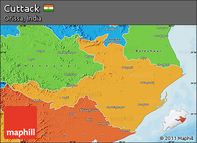 Political Map of Cuttack