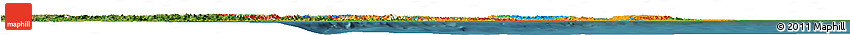Political Horizon Map of Orissa, satellite outside