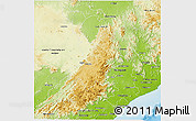 Physical 3D Map of Koraput