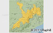 Savanna Style 3D Map of Koraput