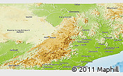 Physical Panoramic Map of Koraput