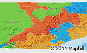 Political Panoramic Map of Koraput