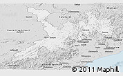 Silver Style Panoramic Map of Koraput