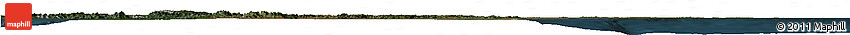 Satellite Horizon Map of Pondicherry, darken