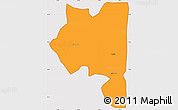Political Simple Map of Karaikal, cropped outside