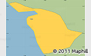 Savanna Style Simple Map of Mahe