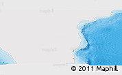 Political Panoramic Map of Pondicherry, single color outside