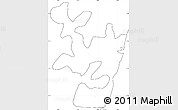 Blank Simple Map of Pondicherry, no labels
