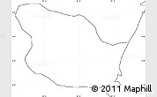 Blank Simple Map of Yanam, no labels
