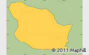 Savanna Style Simple Map of Yanam, cropped outside