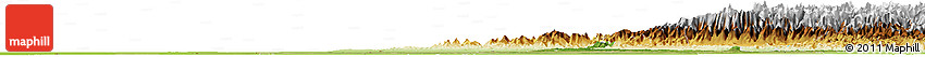 Satellite Horizon Map of Punjab, physical outside