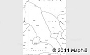 Blank Simple Map of Hoshiarpur