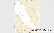 Classic Style Simple Map of Hoshiarpur