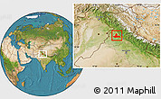 Satellite Location Map of Jalandhar