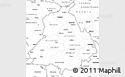 Blank Simple Map of Punjab