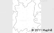 Blank Simple Map of Alwar, no labels