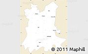 Classic Style Simple Map of Alwar, single color outside
