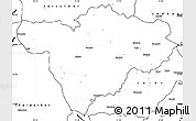 Blank Simple Map of Barmer