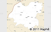 Classic Style Simple Map of Bikaner