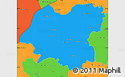 Political Simple Map of Bikaner