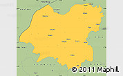Savanna Style Simple Map of Bikaner