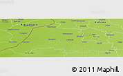 Physical Panoramic Map of Gangangar