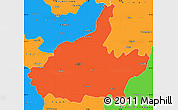 Political Simple Map of Jaipur