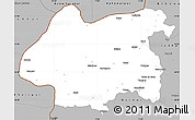 Gray Simple Map of Jaisalmer
