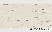 Shaded Relief Panoramic Map of Jodhpur