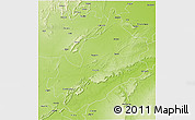 Physical 3D Map of Sawai Madhopur