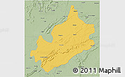 Savanna Style 3D Map of Sawai Madhopur