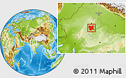 Physical Location Map of Tonk