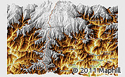Physical 3D Map of West District
