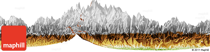 Physical Horizon Map of West District