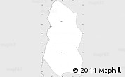 Silver Style Simple Map of West District
