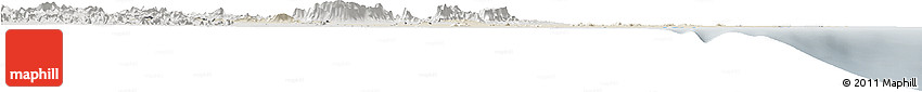 Shaded Relief Horizon Map of Chengaianna, lighten, semi-desaturated