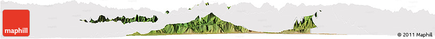 Satellite Horizon Map of Coimbatore, cropped outside