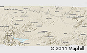 Shaded Relief Panoramic Map of Dharmapuri