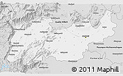 Silver Style 3D Map of Madurai
