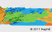 Political Panoramic Map of Madurai
