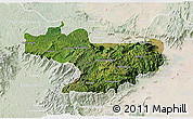 Satellite 3D Map of Nilgiris, lighten