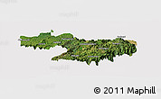 Satellite Panoramic Map of Nilgiris, cropped outside